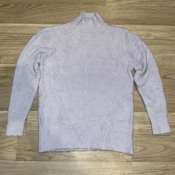 Fuzzy Turtleneck Sweater - Picture 1 of 3